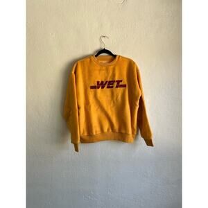 Anthropologie Grey Lab Woman Orange Soft Crewneck Oversized Sweater, Siz…